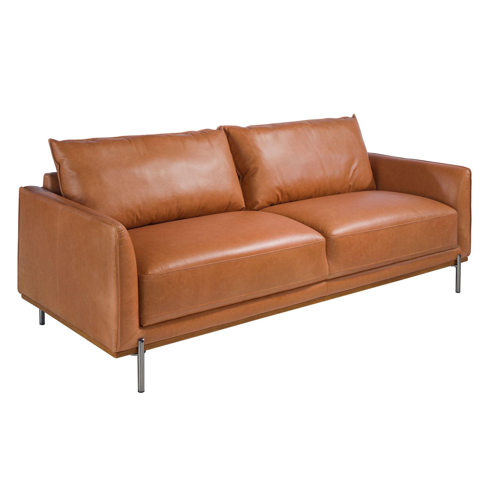 ANGEL CERDA 3-Sitzer-Sofa ausem Leder  