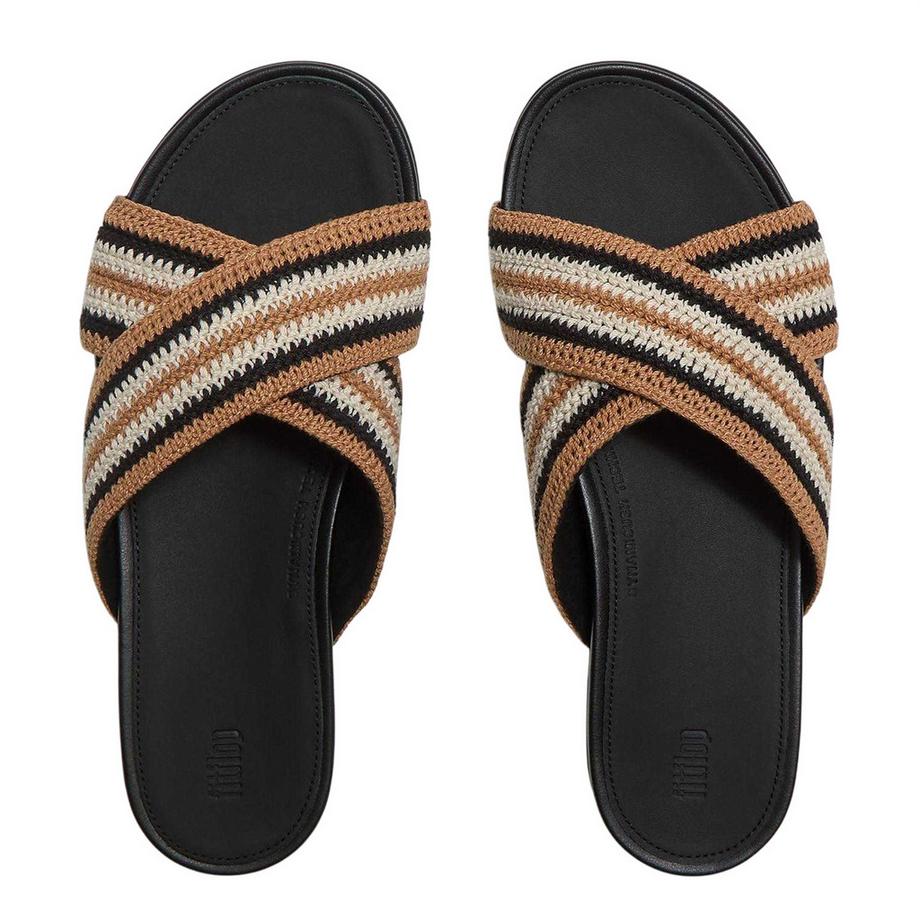 Fitflop Gehäkelte Kreuzriemen Sandalen Flach  