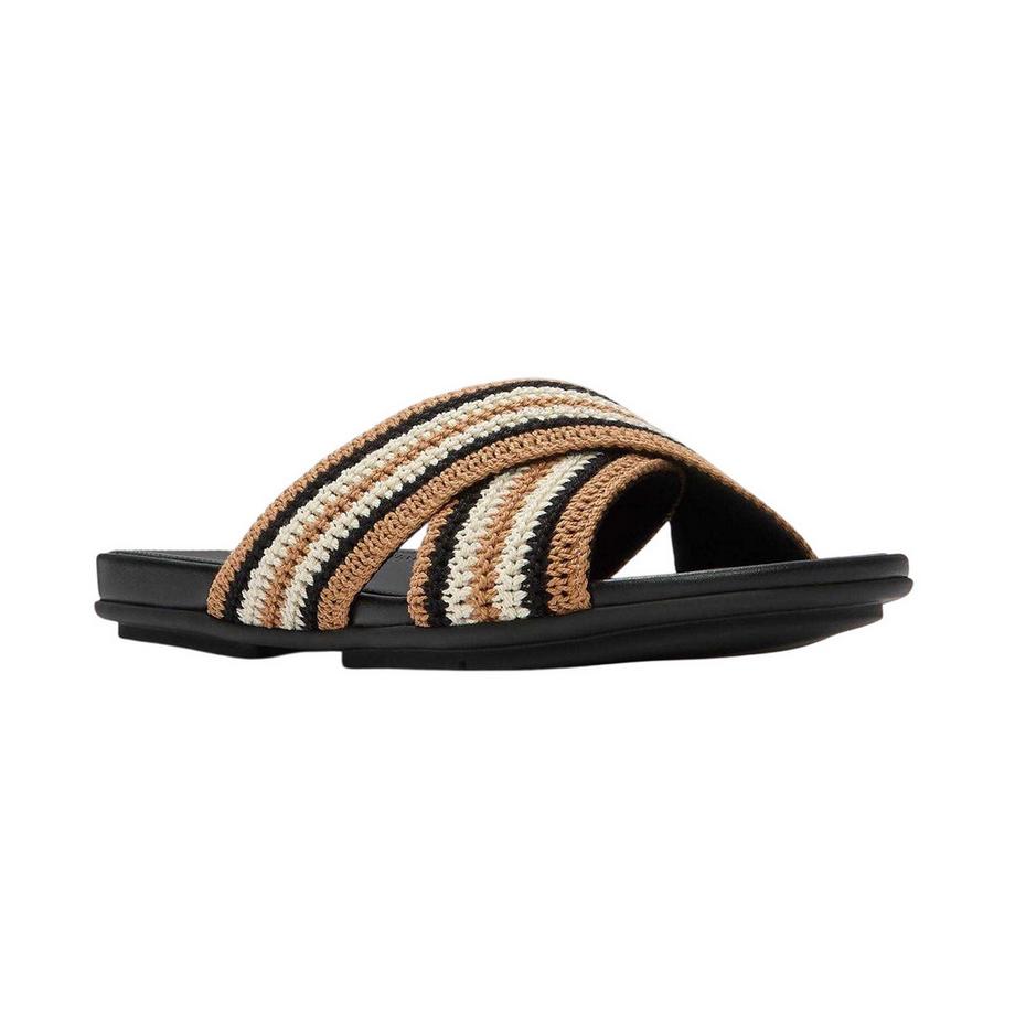 Sandalen , Gehäkelt, Kreuz Und Quer Riemen, Flach