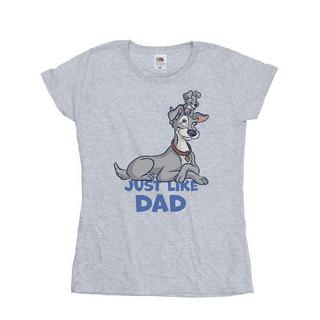 Disney Lady And The Tramp Just Like Dad T-Shirt  