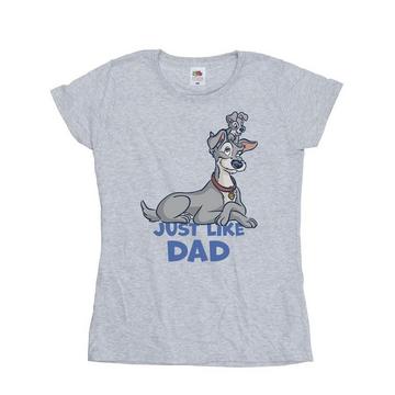 Lady And The Tramp Just Like Dad TShirt