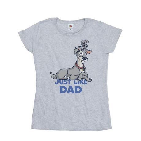 Disney Lady And The Tramp Just Like Dad T-Shirt  