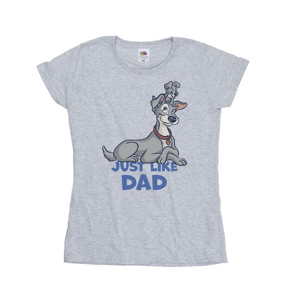 Lady And The Tramp Just Like Dad TShirt