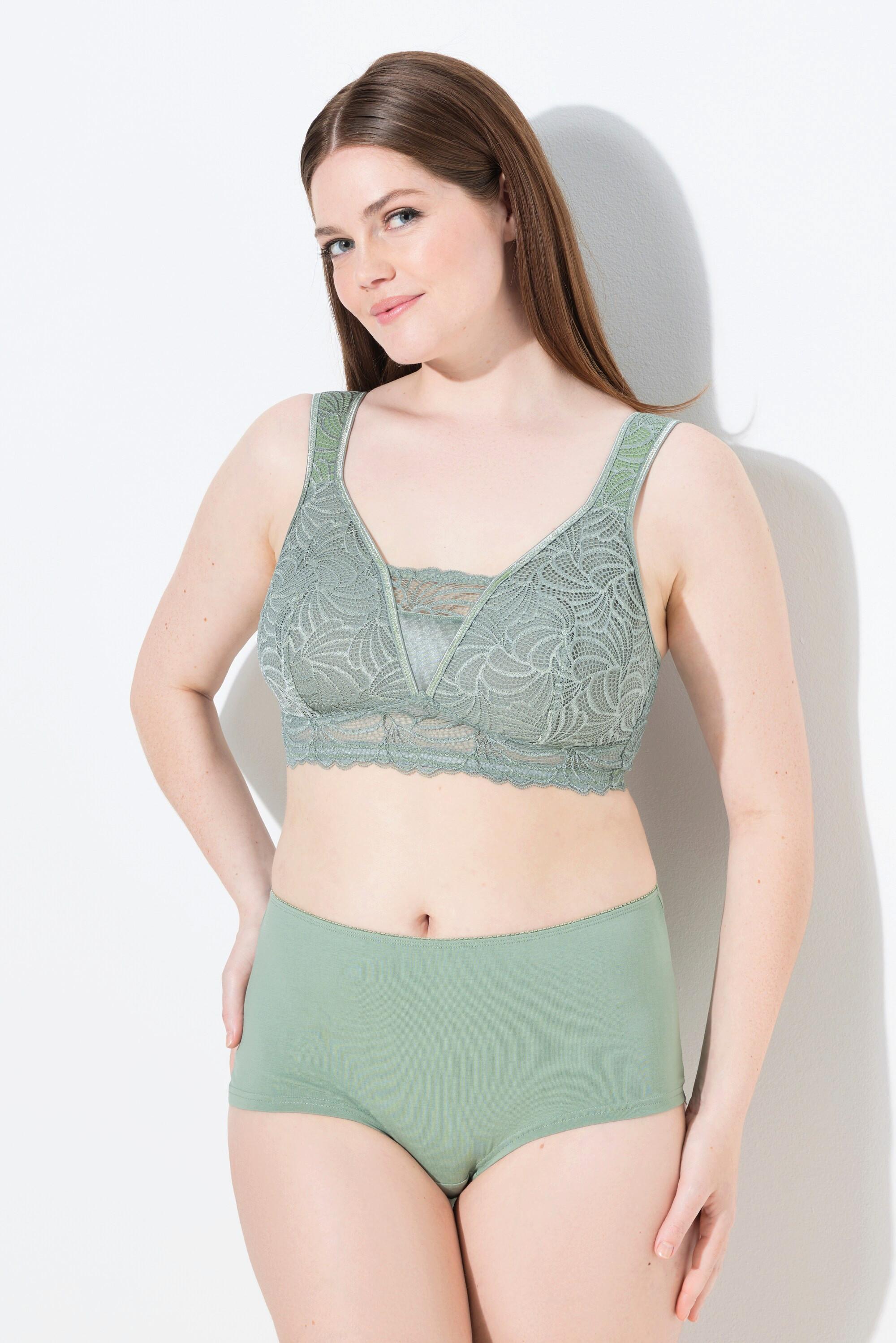 Ulla Popken Slip Hipster Pizzo Confezione da 3  