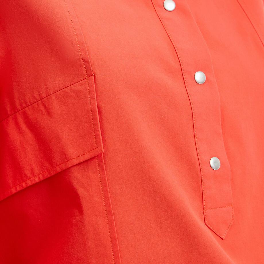 La Redoute Collections Baumwollhemd Mao-Kragen  