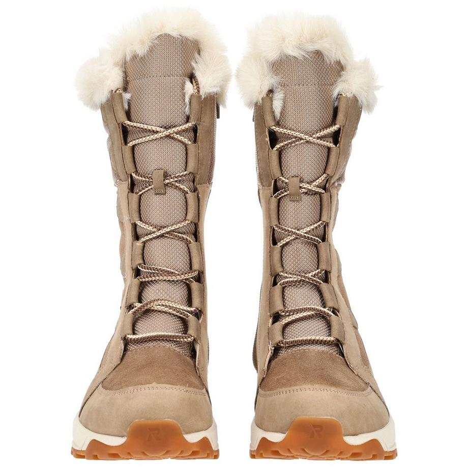 Rieker Bottes d'hiver avec bordure en fausse fourrure  
