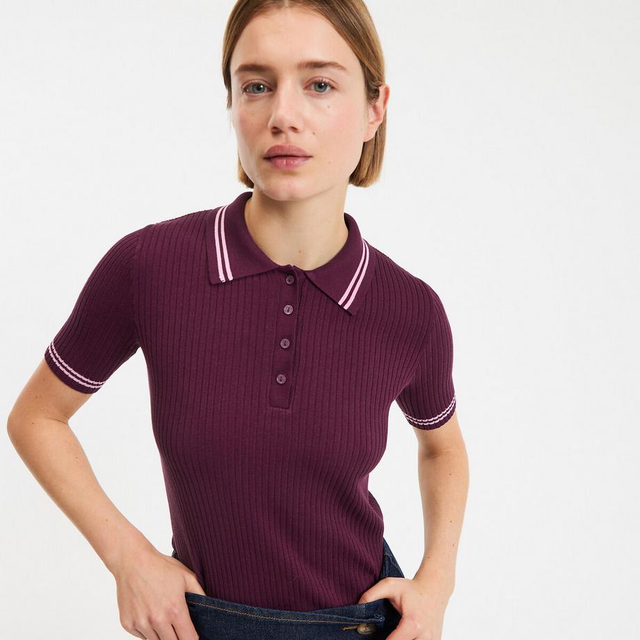 Pulli mit Polokragen