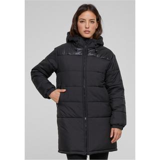 URBAN CLASSICS  lange daunenjacke mit kapuze, damen mixed 