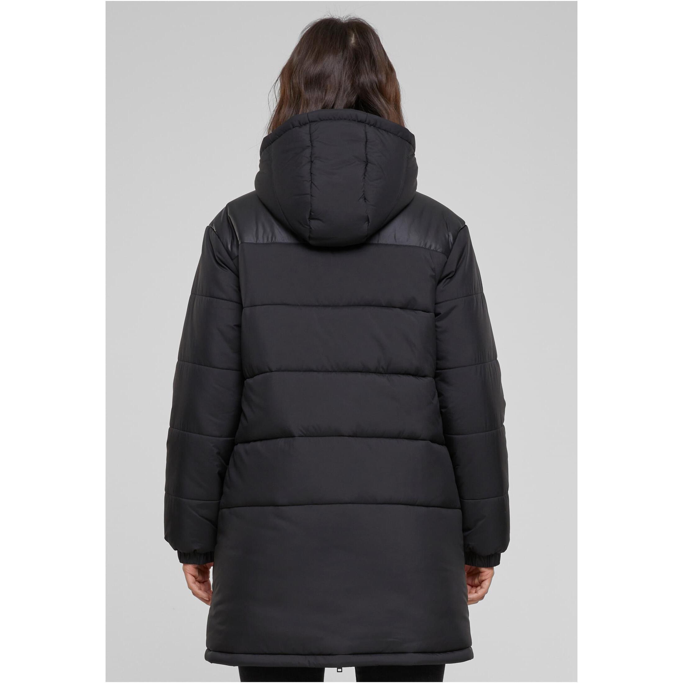 URBAN CLASSICS  lange daunenjacke mit kapuze, damen mixed 