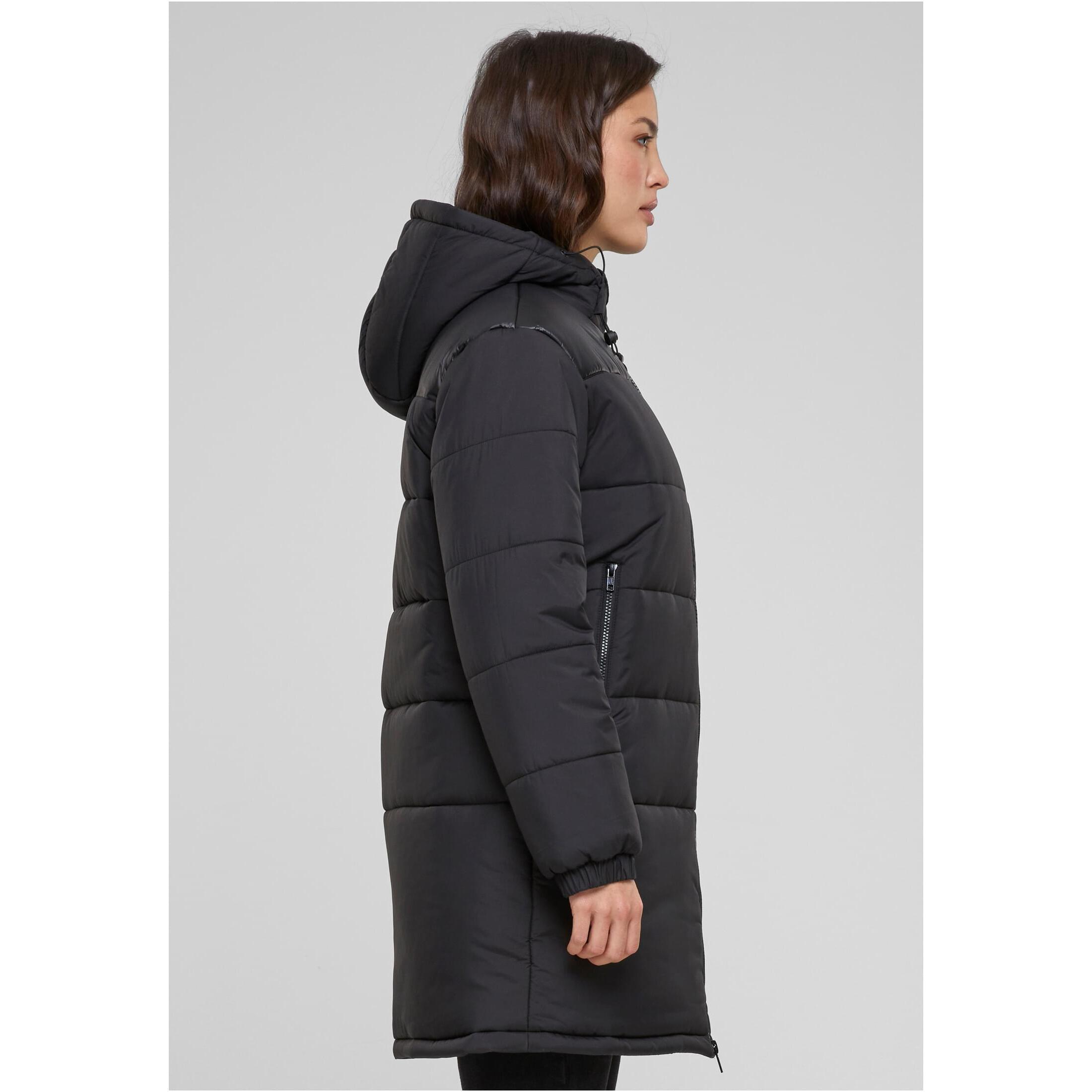 URBAN CLASSICS  lange daunenjacke mit kapuze, damen mixed 