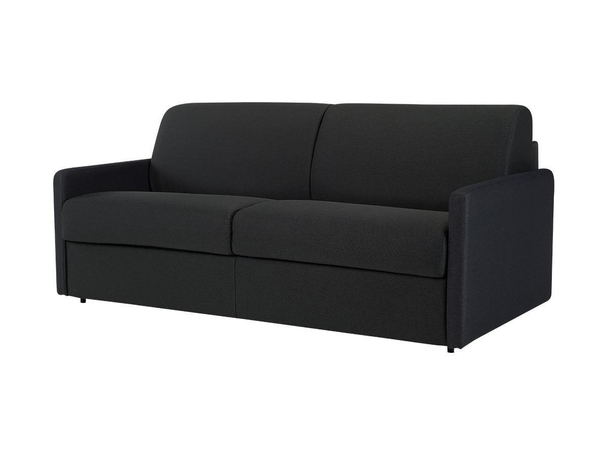 Vente-unique Schlafsofa 4Sitzer Stoff Liegefläche Matratzen CALIFE  