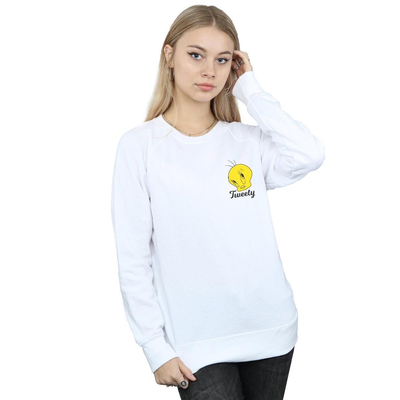 LOONEY TUNES  Tweety Pie Head Sweatshirt 