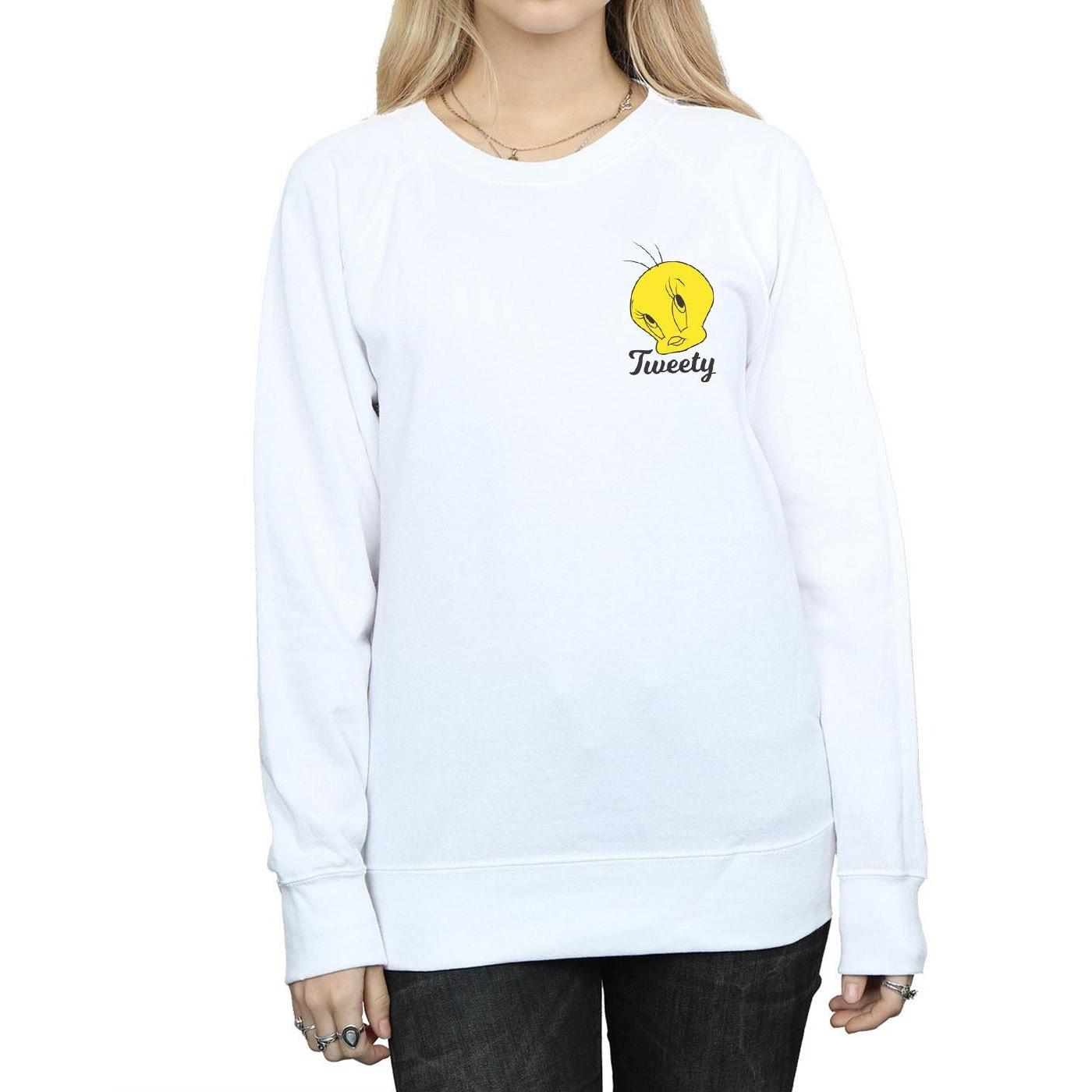 LOONEY TUNES  Tweety Pie Head Sweatshirt 