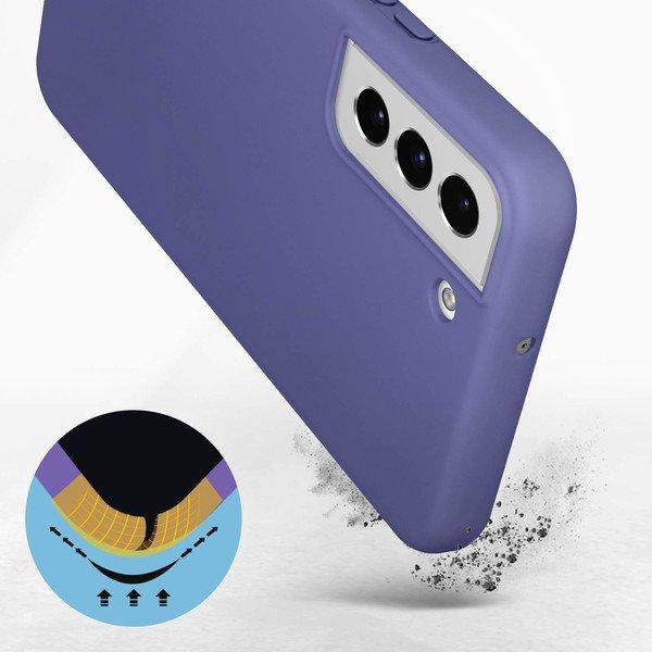 Avizar  Cover Silicone Samsung Galaxy S22 Viola 