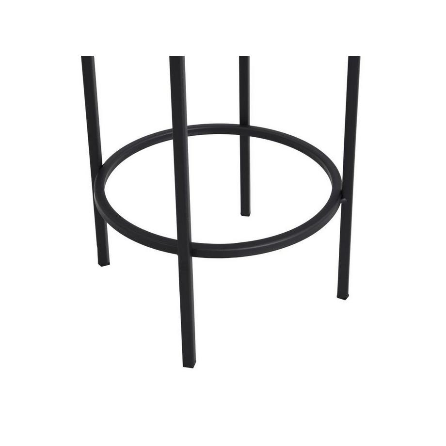 Vente-unique Portavaso su piedistallo D. 25 x H. 61 cm e D. 30 x H. 77 cm in Metallo Dorato e Nero - Lotto di 2 - NABA  