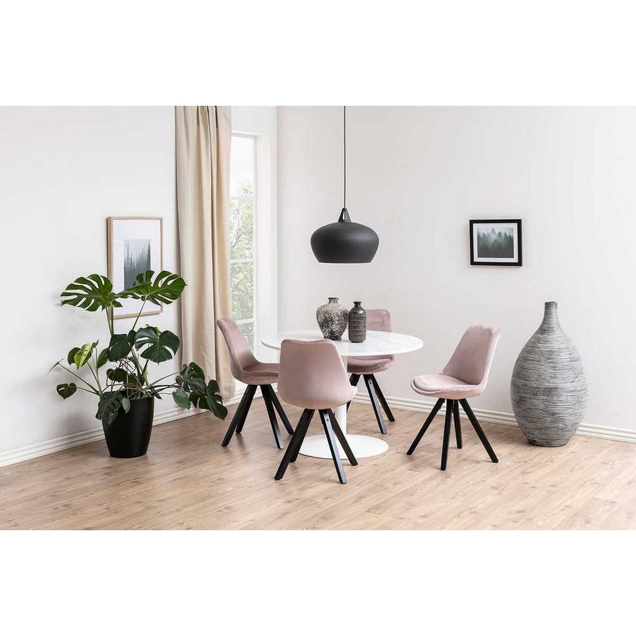 mutoni Esstisch rund Marble weiss Guangxi  