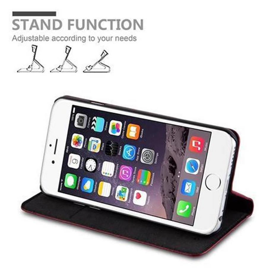 Cadorabo  Hülle für Apple iPhone 6 / 6S Magnetverschluss, Kartenfach 