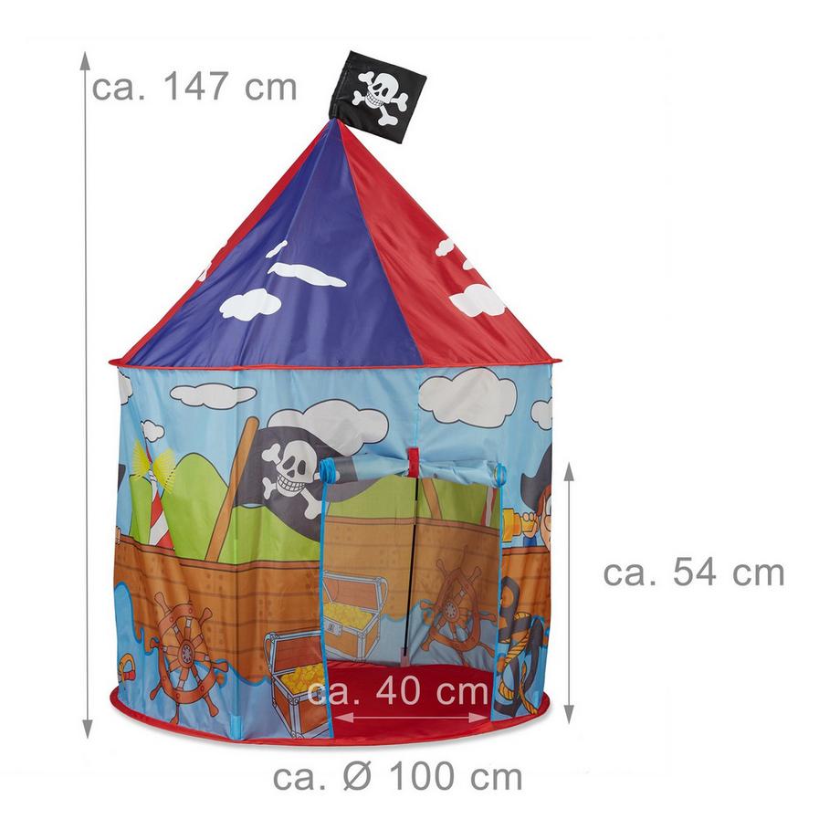 B2X  Tente de jeu pirate pour enfants 