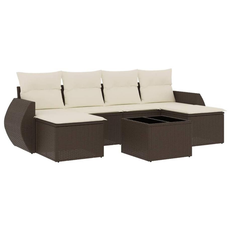 Garten sofagarnitur poly-rattan
