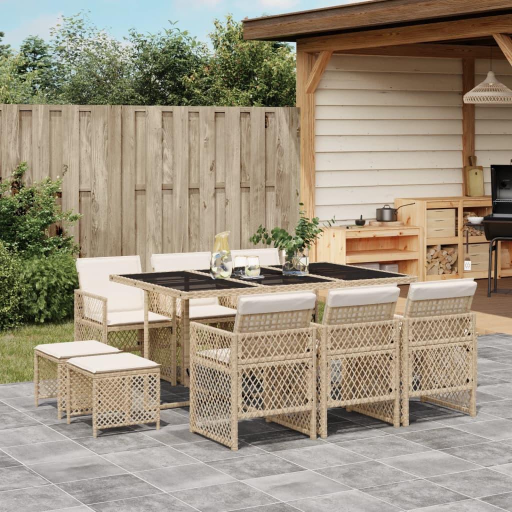 VidaXL Garten essgruppe poly-rattan  