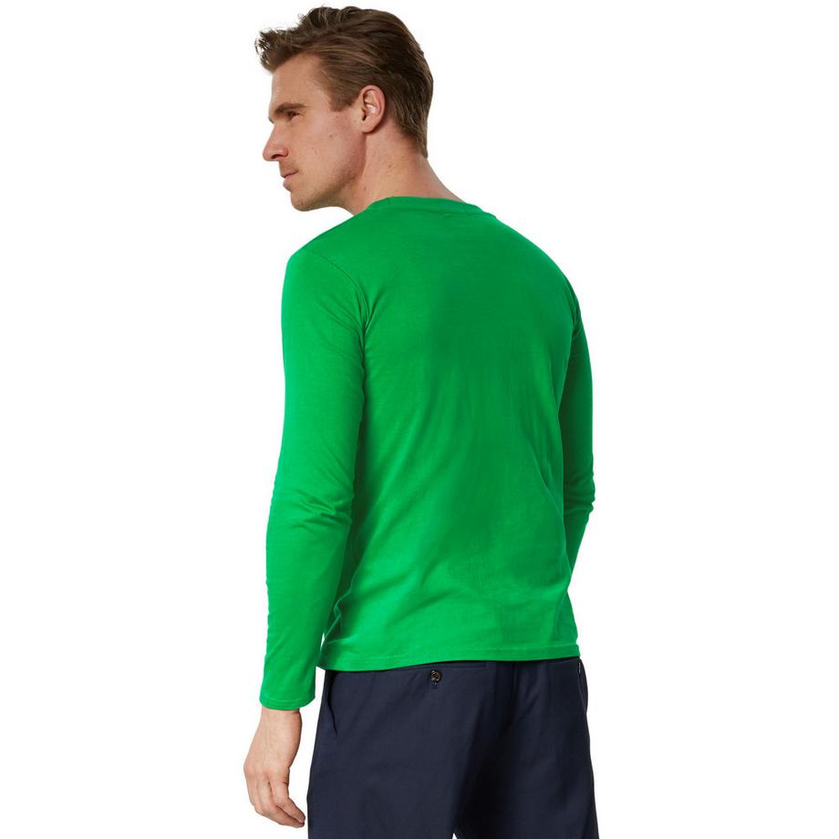 Tectake Haut à Manches Longues Uni Homme  