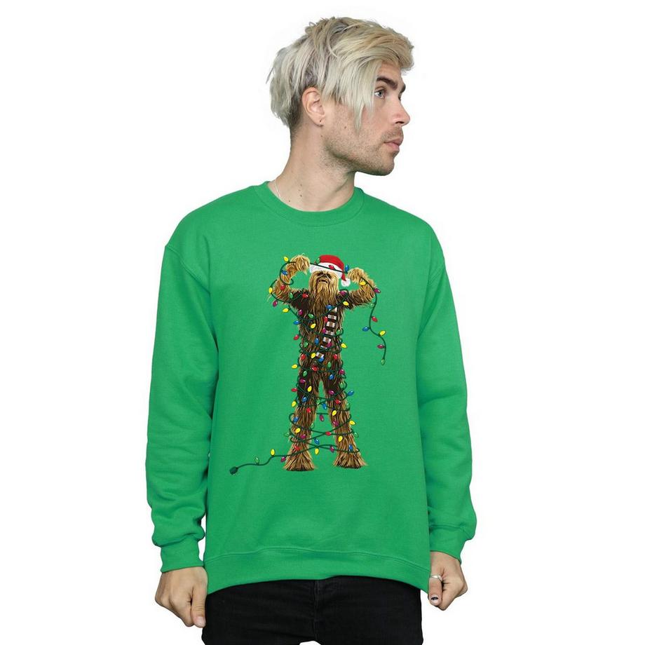 STAR WARS Star Wars Chewbacca Christmas Lights Sweatshirt  