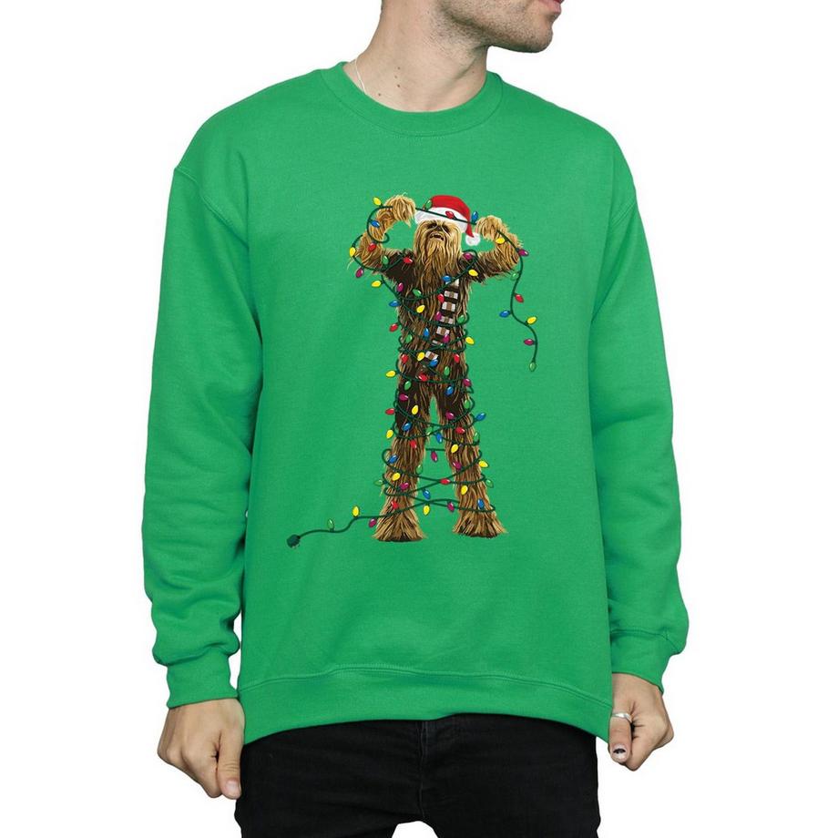 STAR WARS Star Wars Chewbacca Christmas Lights Sweatshirt  