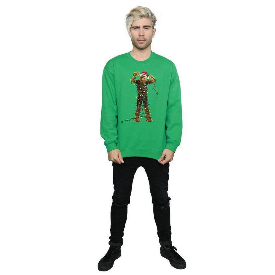 STAR WARS Star Wars Chewbacca Christmas Lights Sweatshirt  