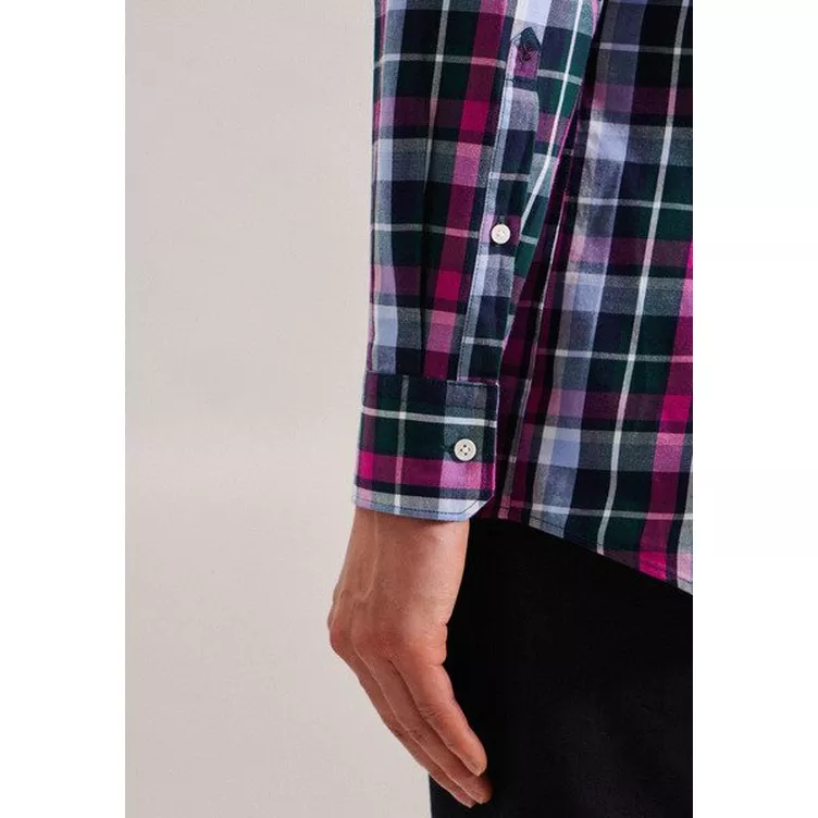 Seidensticker Business Hemd Regular Fit Langarm Karo online kaufen MANOR KE10767