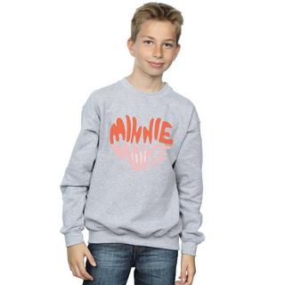 Disney  Minnie Mouse Heart Shaped Sweatshirt 