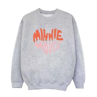 Disney  Minnie Mouse Heart Shaped Sweatshirt 