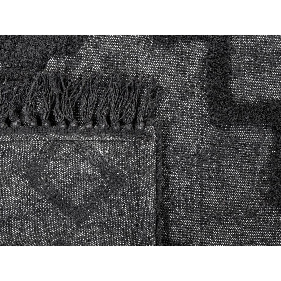 Beliani Boho CHACK Baumwoll Kuscheldecke  