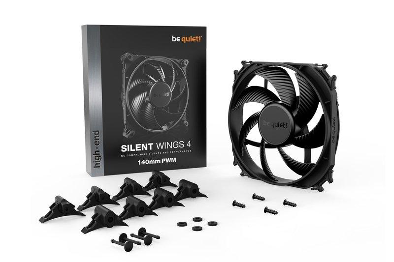 BE QUIET!  ! SILENT WINGS 4 | 140mm PWM Case per computer Ventilatore 14 cm Nero 1 pz 