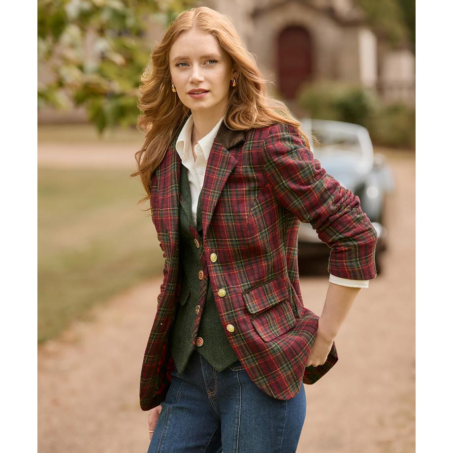 Joe Browns Veste à Carreaux Style Heritage  