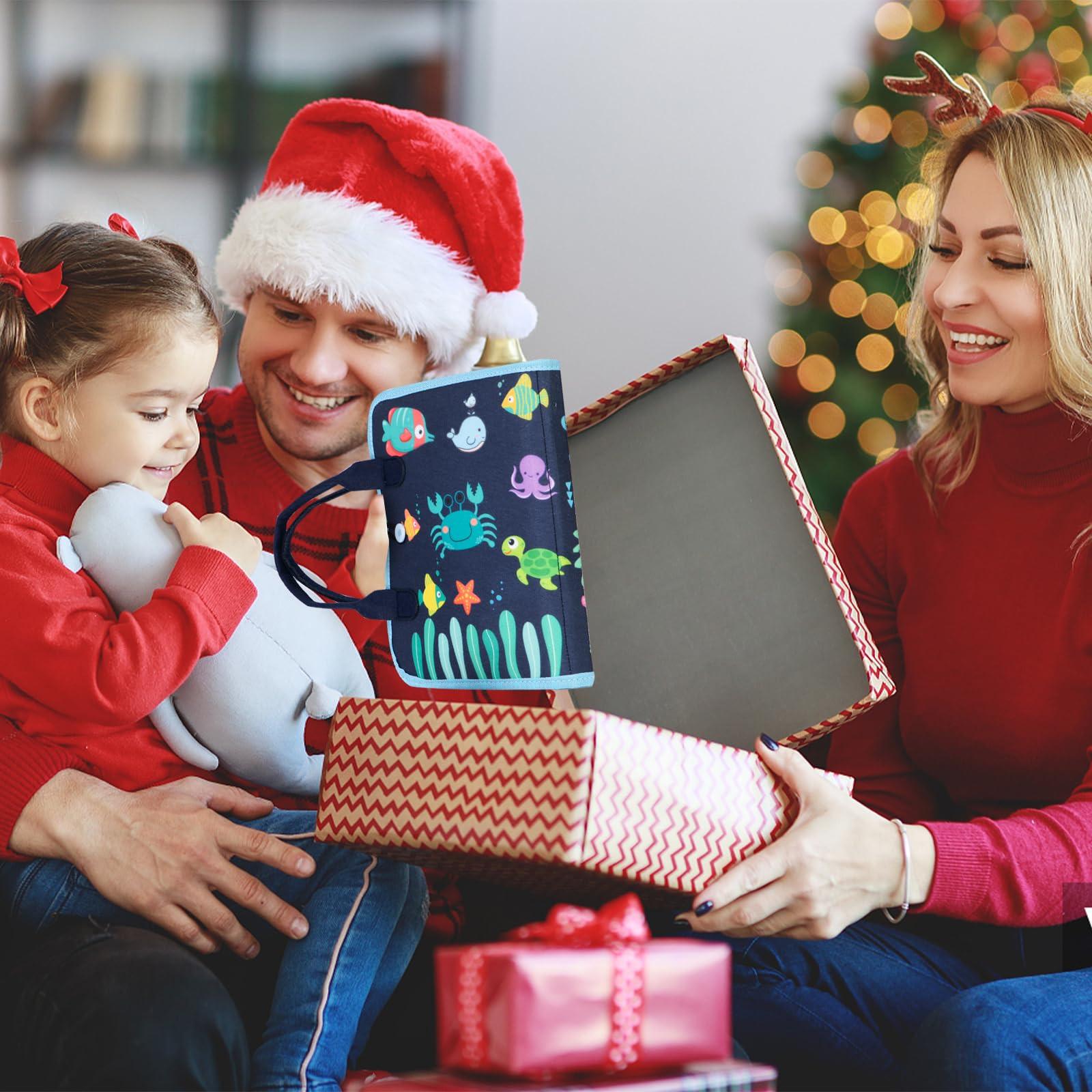 Activity-board  Tableau d'activité, jouet pour bébé Tableau d'activité éducatif Jouet de voyage préscolaire Apprendre à compter Tableau sensoriel pour la vie de base 