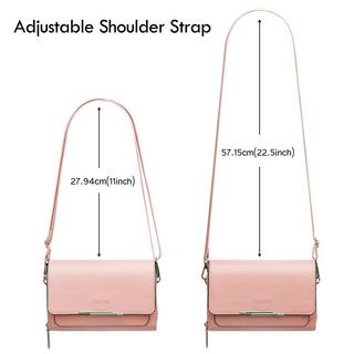 Only-bags.store PU Leder Crossbody Umhängetasche Passport Handytasche mit Kartenschlitz Verstellbarer Abnehmbarer Schulterriemen  