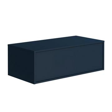 Meuble sous vasque suspendu - Coloris bleu nuit - 94 cm - TEANA II