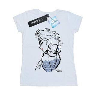 Disney Frozen Elsa Sketch Print T-Shirt  