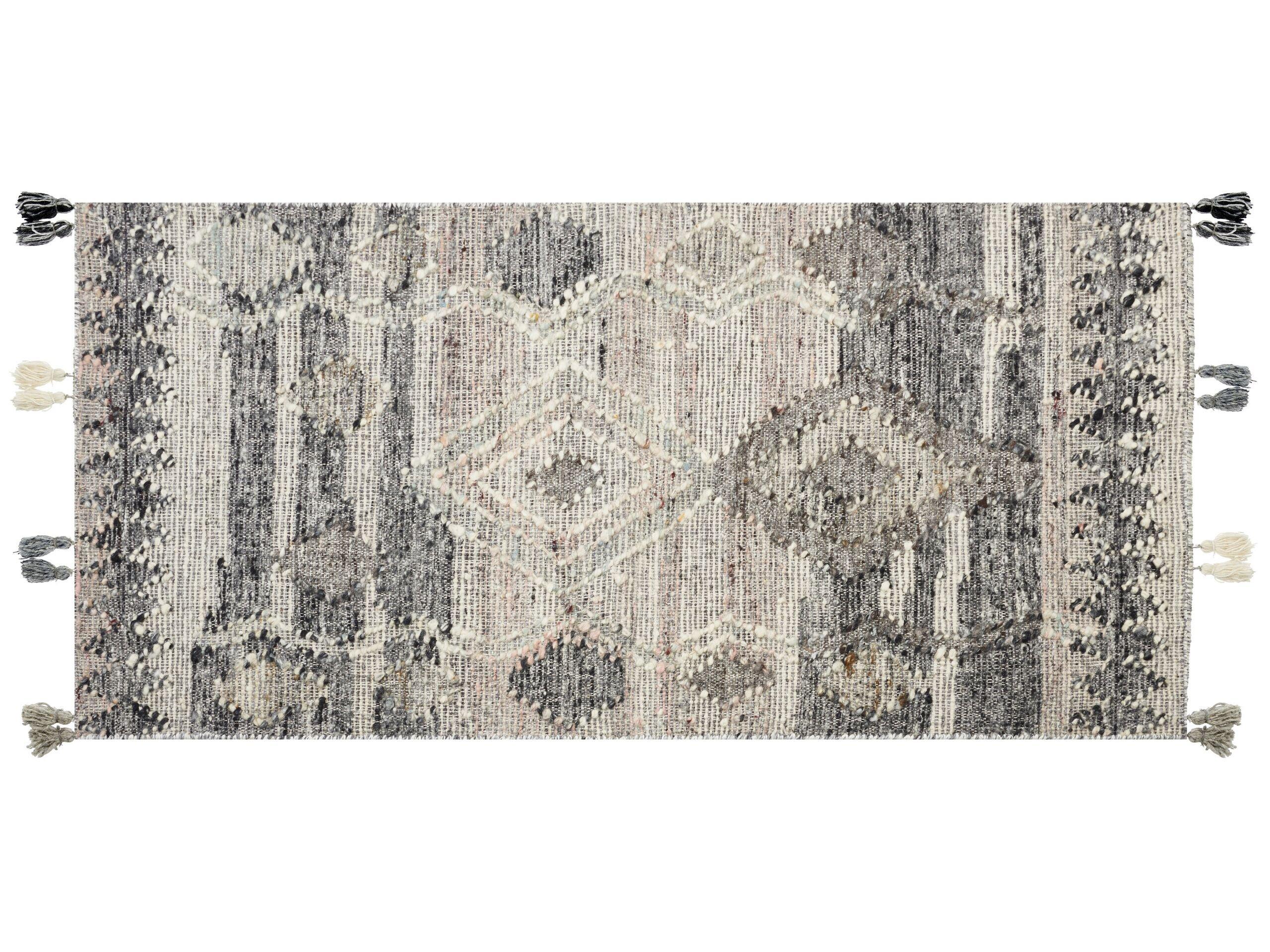 Beliani Teppich aus Wolle Retro ARATASHEN  