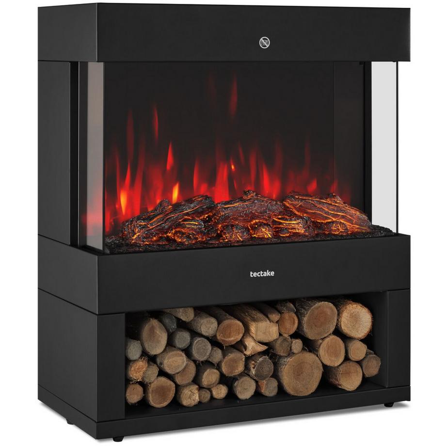 Cheminée électrique décorative LEORA  LEORA 2 niveaux de chauffage avec 900 W et 1800 W