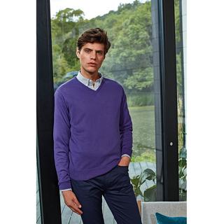 PREMIER  Pull en tricot à col V 