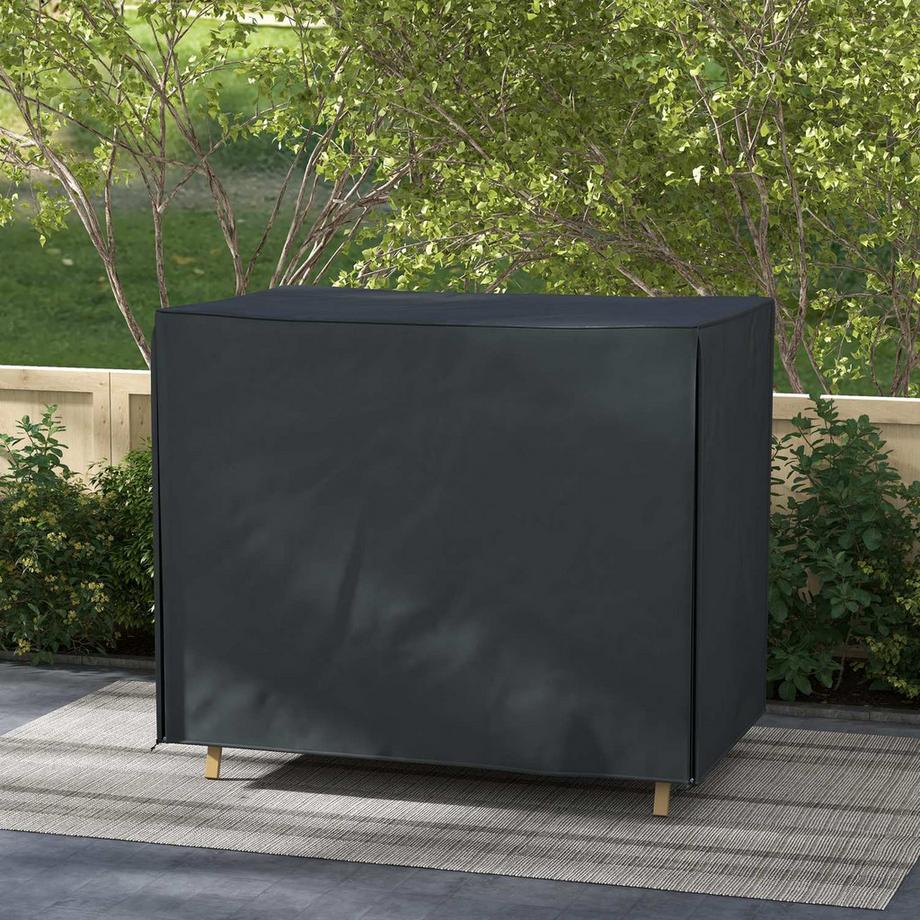Northio Hollywoodschaukel Abdeckung wasserfest Schutzhülle für Gartenschaukel mit UV-Schutz Oxford Schwarz 220 x 125 x 172 cm  
