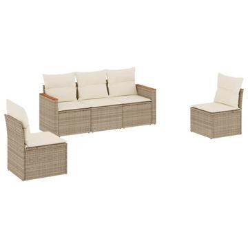 Garten sofagarnitur poly-rattan