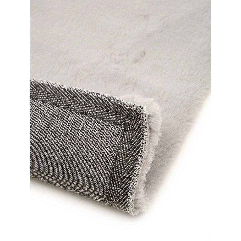 Benuta Fellteppich Dave Grau  