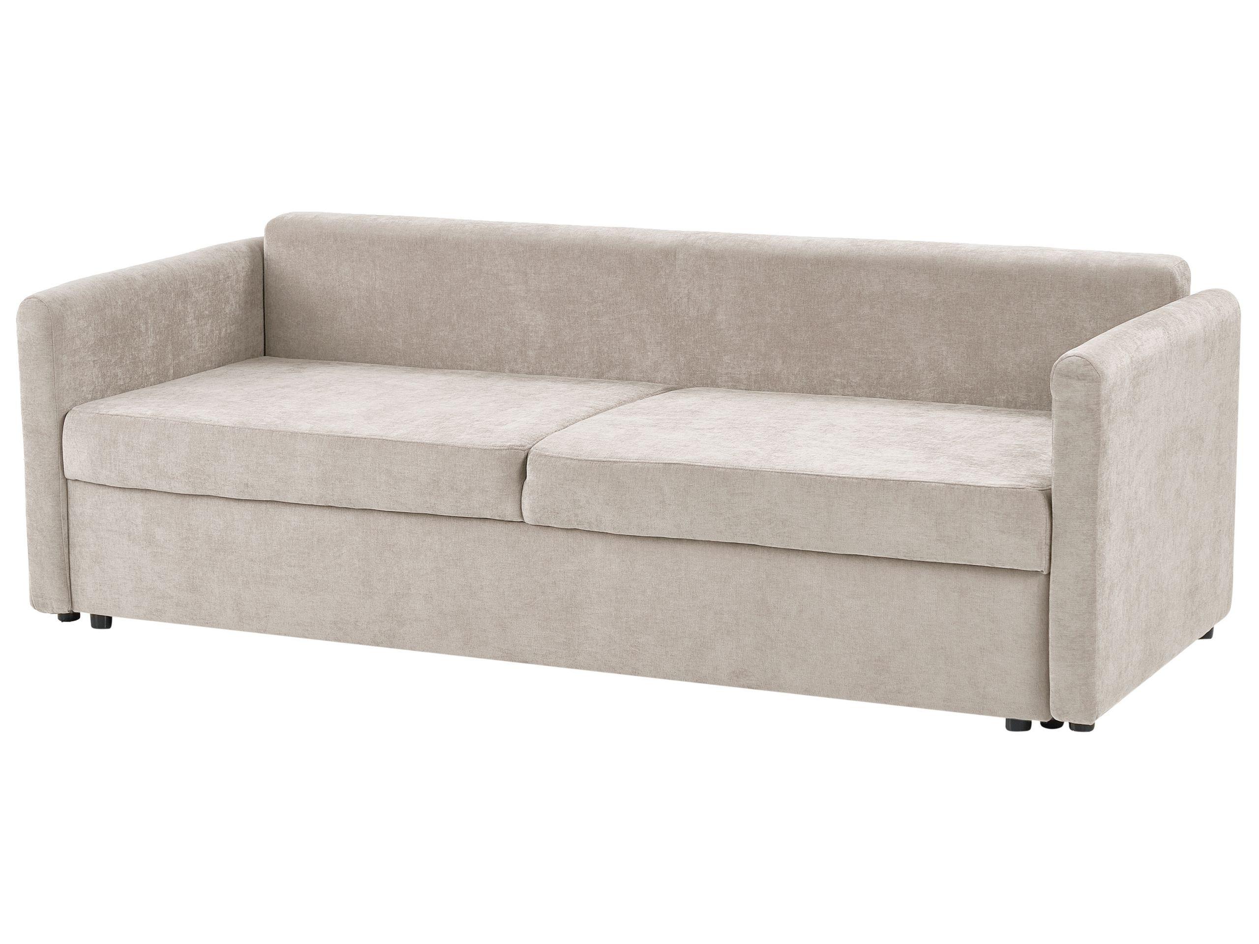 Beliani Schlafsofa aus Polyester Klassisch BLEIK  