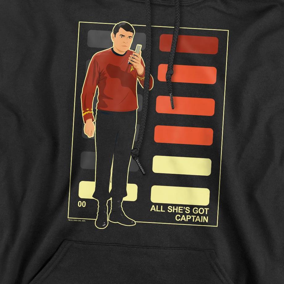 Star Trek All She's Got Captain Felpa con Cappuccio  