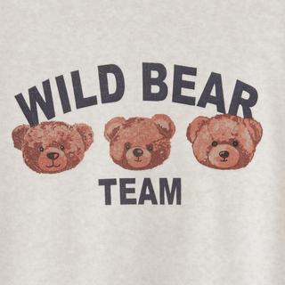 La Redoute Collections  2er-Pack Schlafanzüge aus Samt mit Teddybär-Motiv 