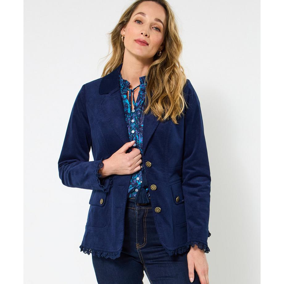 Joe Browns Cordjacke Herbstliches Muster  