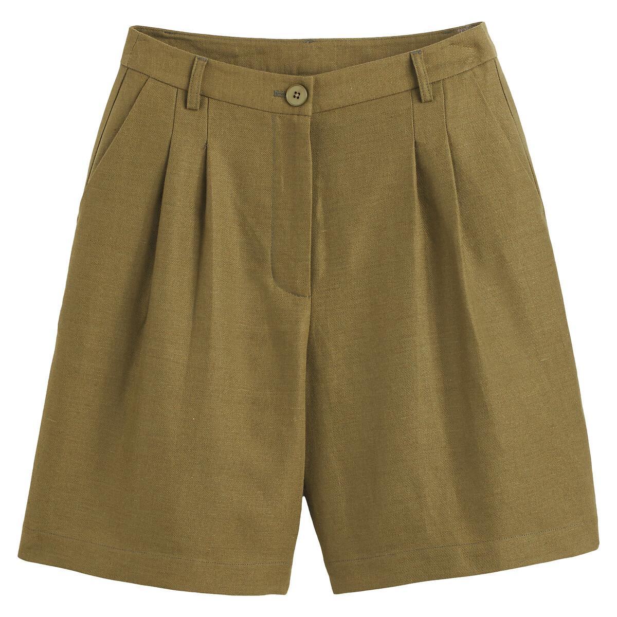 La Redoute Collections  Shorts mit Bundfalten 