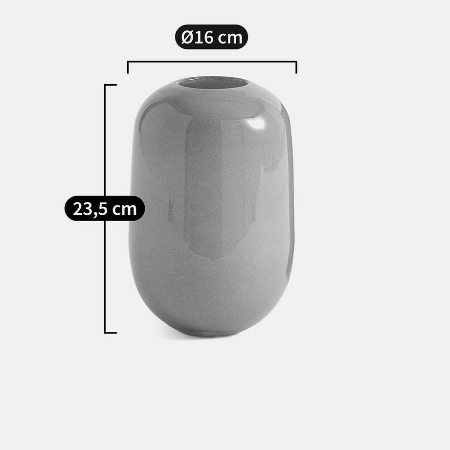 La Redoute Intérieurs Vase Iva in abgerundeter Form  